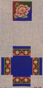 Cloisonne Hinged Box on Congress Cloth (no hardware)