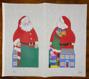 Two Sided Santa Standup