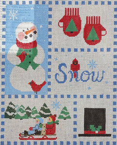 Snow Sampler with stitch guide