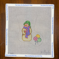 Snowman/Lollipops Mini Sock