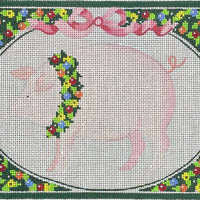 Pig in Flowers