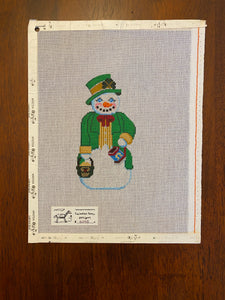 St Pattys Day Snowman