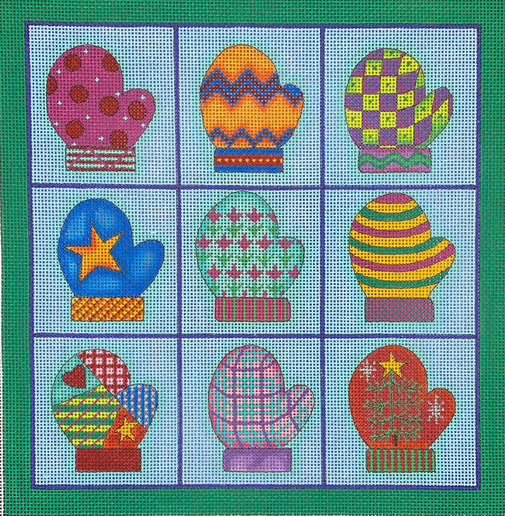 Tic Tac Toe Winter Mittens
