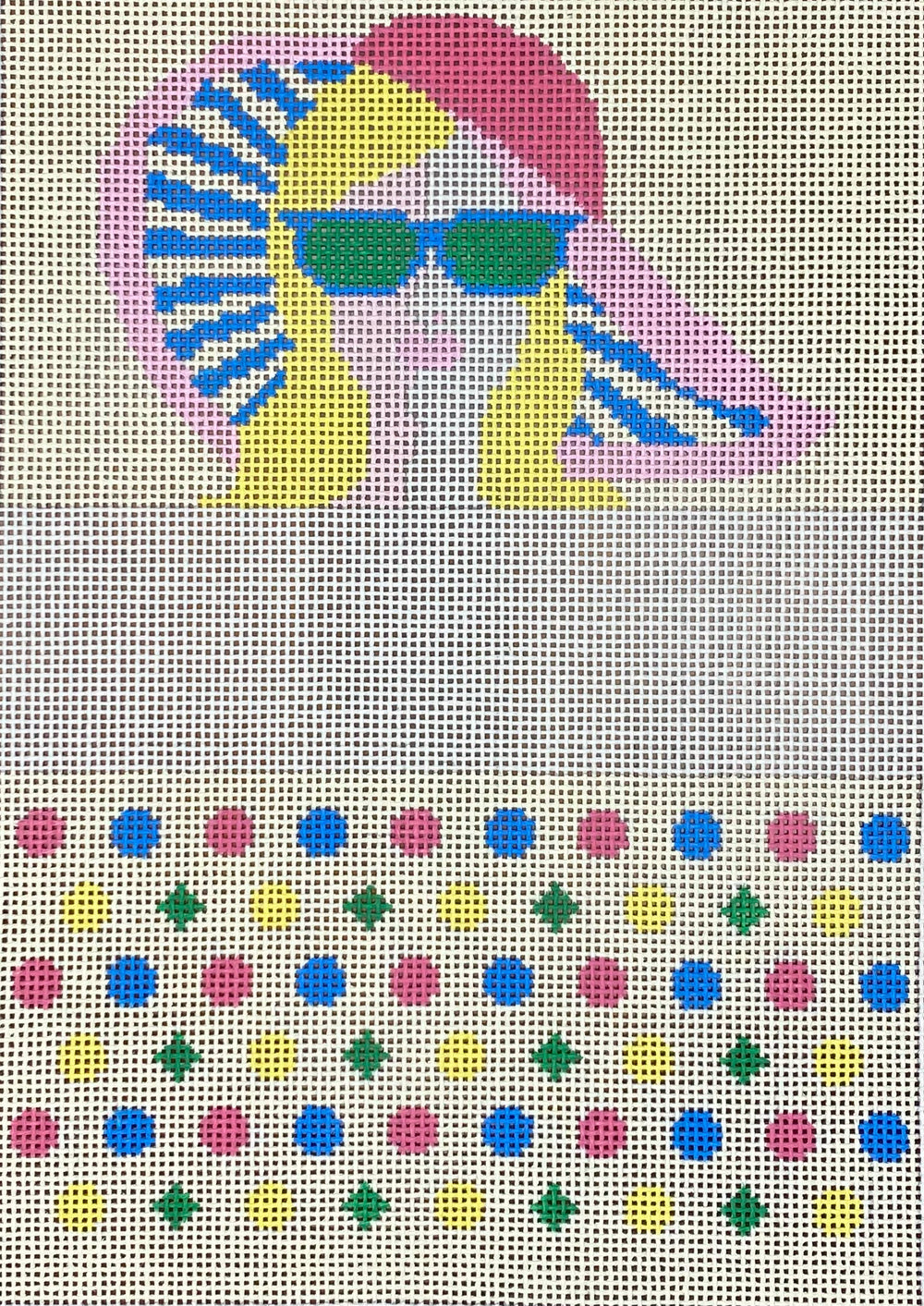Girl with Pink Hat Sunglasses Case