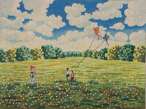 Children Flying Kites