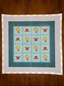 Red/Yellow Flower Patchwork