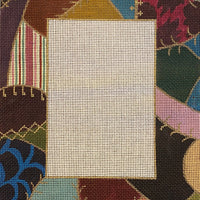Crazy Quilt Picture Frame