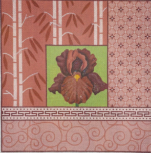 Crimson Iris & Bamboo