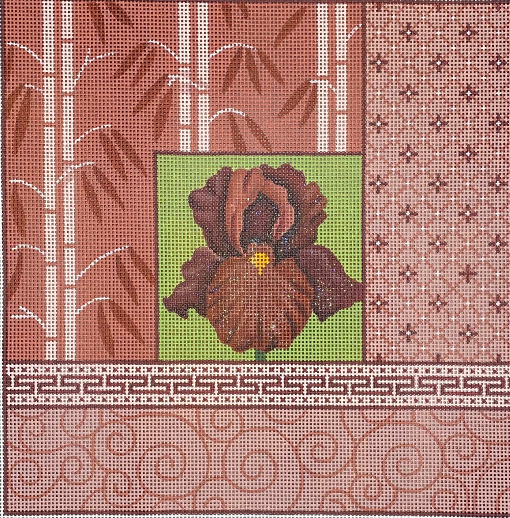 Crimson Iris & Bamboo