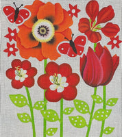 Red Flower Purse
