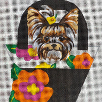 Yorkie in Purse