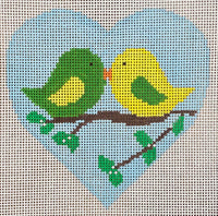 Lovebirds Heart
