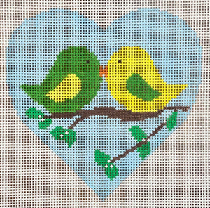 Lovebirds Heart
